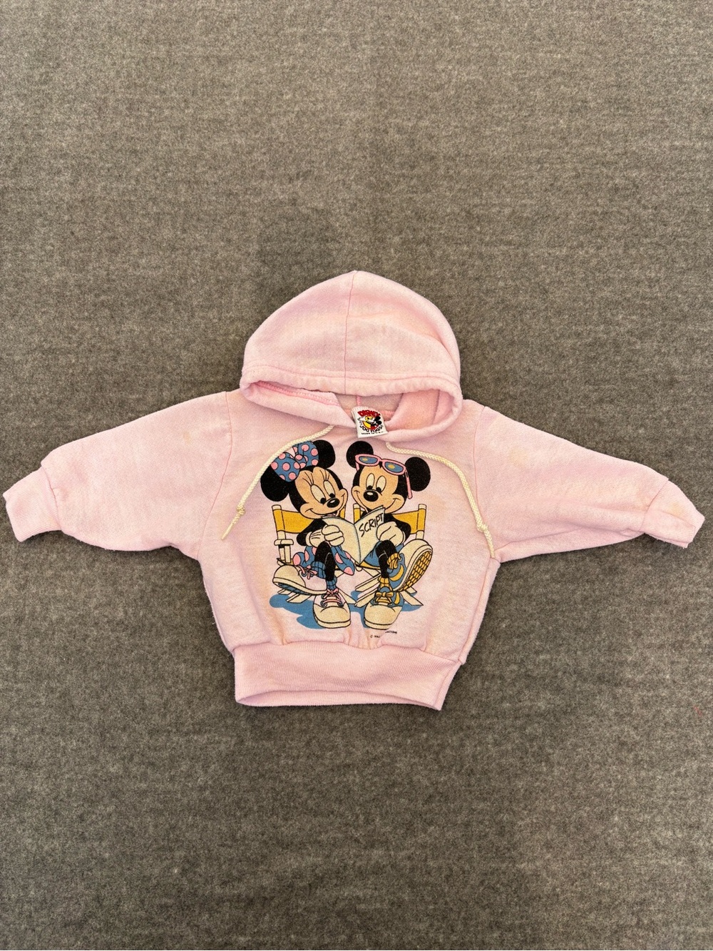 Vintage baby Disney Mickey and Minnie Mouse hoodie 3-6 months
